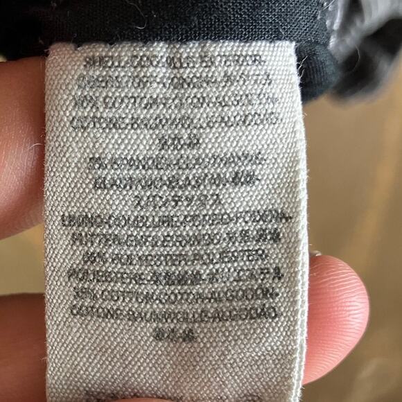 Free People Womens Jacket Gray Charcoal Railroad Stripe Moto Stretch Small - Picture 7 of 12